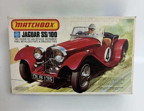 Matchbox jaguar ss 100 - 1:32,