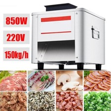 Commercial Stainless Meat Cutting Machine Slicer 2.5/3.5/5/7/10/15/21mm Blades