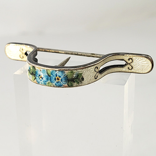 Victorian silver posie - silver,