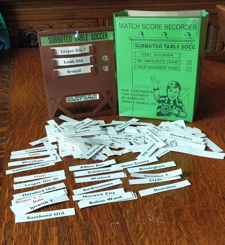 Vintage 70s subbuteo match - 70s,