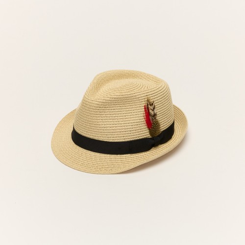 Mens womens straw trilby - mens, hat