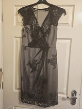 Ladies Black Lace DEBUT dress. Size UK 12. Preloved