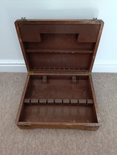 Vintage Wooden Cutlery Box