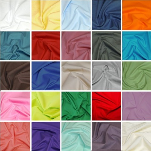 100 plain cotton poplin - 100%,