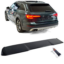 For Audi A4 8K B8 Allroad 2009-2016 Onwards Roof Spoiler Rear Spoiler Gloss Black