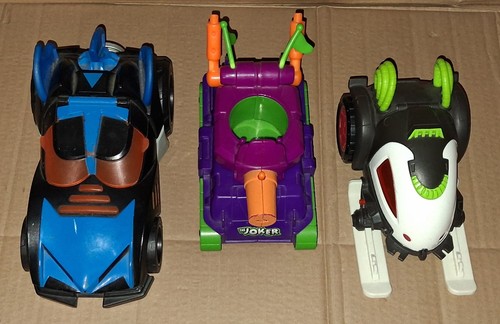 Three toy vehicles - from, the