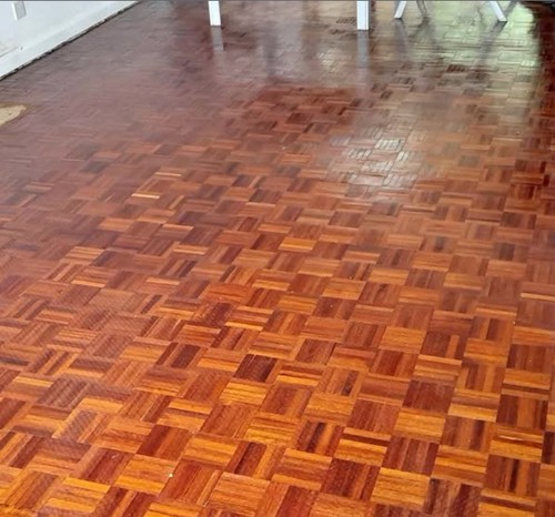 Mahogany parquet flooring - mahogany,