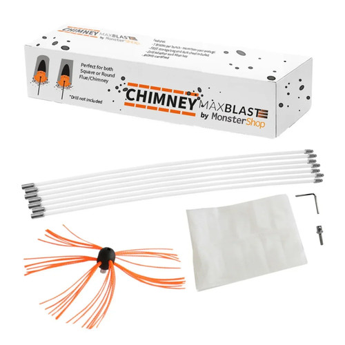 Chimney cleaner kit drill - chimney,