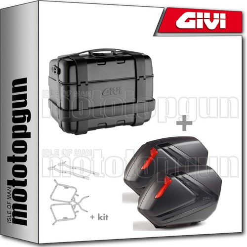 Givi case trekker black trk46b - givi,