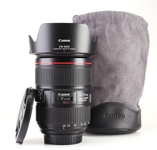 Canon EF 24-105mm MK II F4 L IS USM AF Zoom Lens F&R Lens Caps & Hood