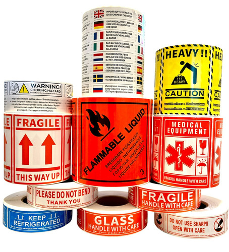 Postage warning label - postage,
