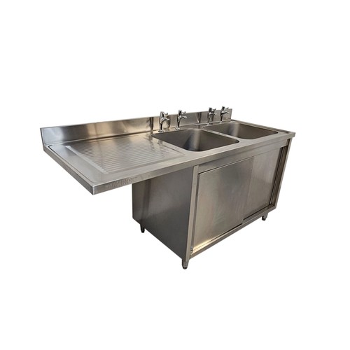 Stainless sink double bowl - double,