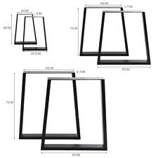 2x Industrial Steel Table Legs