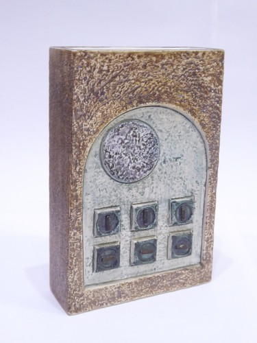 Troika slab vase - vase, tall