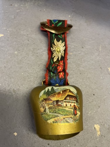 Vintage swiss oxen cow bell - oxen,