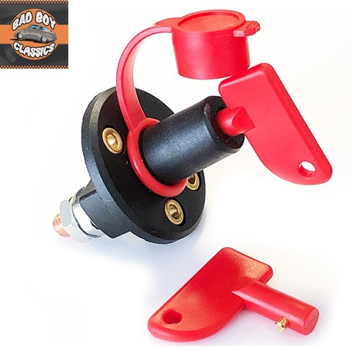 Battery master isolator - master, cut