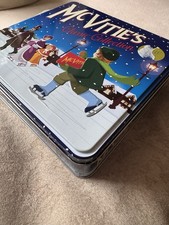 Vintage 1990’s Biscuit Tin, Christmas, McVities, 24x22x7cms, Tight Fit Lid