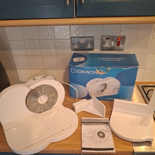 Cookworks food slicer - cookworks, slicer,