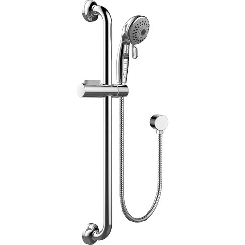 Shower rail kit head set - rail,
