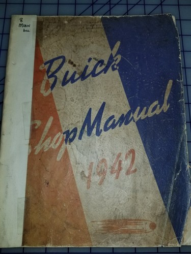 1942 buick service - buick, manual