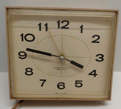 Vtg westclox electric wall - vtg,