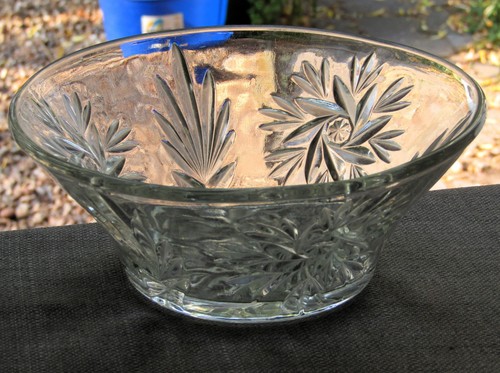 Vintage pressed clear glass - vintage,