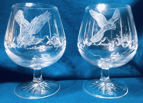 Edinburgh crystal brandy - 2x,