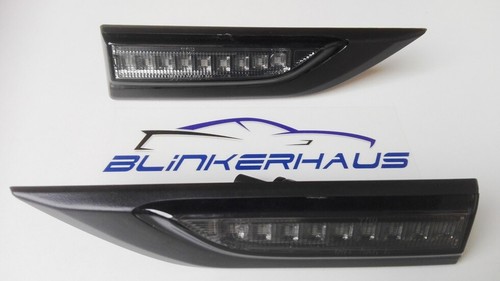 Black led side indicators - black,