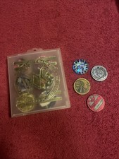 Vintage The World POG Federation Micro Tournament Game Pack 80+ Pogs & Case