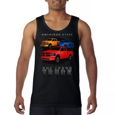 American Steel Tough Truck Men's Tank Top Offroad Pickup 4x4 USA Rugged