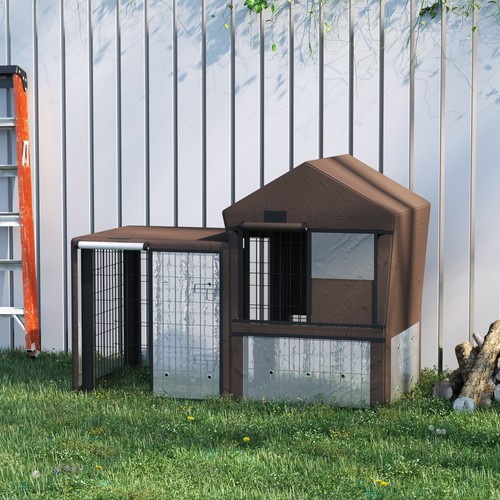 Pawhut rabbit hutch - pawhut,