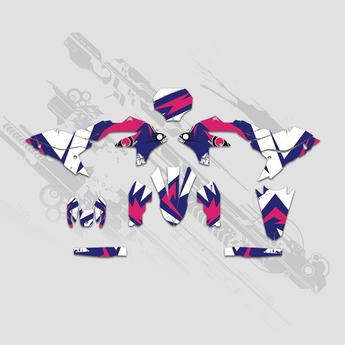 Graphics decals sticker kit - graphics,