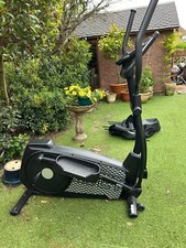 cross trainer exercise bike from  reebok, black, never  used, digital screen