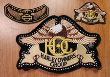 3 off Vintage Biker Patches