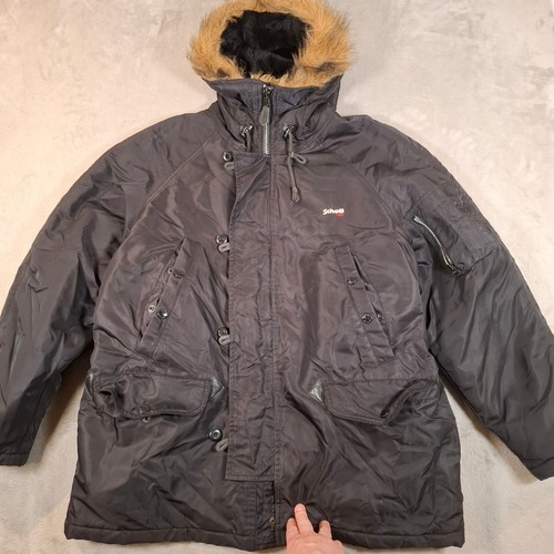 Schott parka mens medium black - parka,