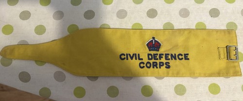 Civil defence corps armband - civil,