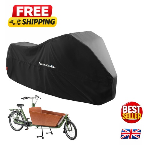 Cargo bike cover with lock - with,