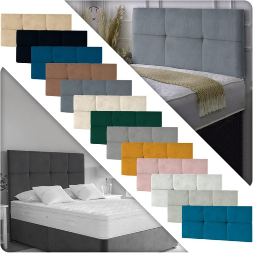 Buttoned fixing headboard - fixing,