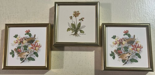 Small tile prints gold - 3, in
