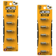 10 x JCB MN27 A27 27A GP27A  EL812 L828  Alkaline Batteries 12v