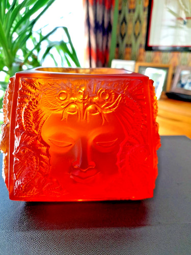 Lalique masque femme votive - masque,