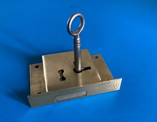 Vintage brass cabinet drawer - brass,