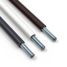 Conservatory Tie Bar Rod & Cover 3m M10 Threaded Steel Tension Bar PVC Sleeve