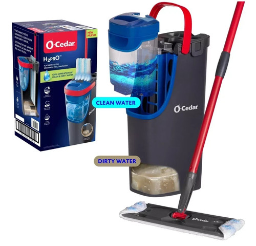 Cedar h2pro flat mop system - flat,