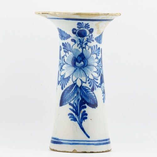 Dutch delftware vase porcelain - vase,