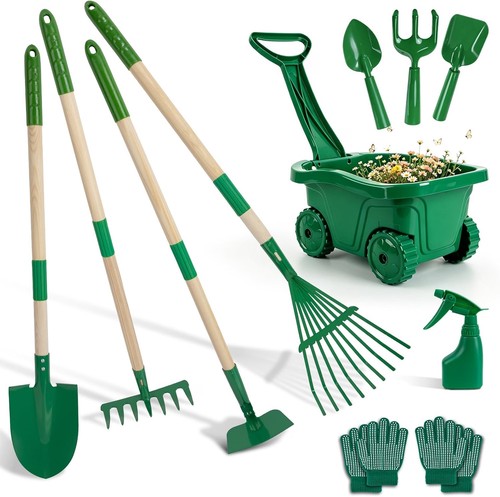 Kids wheelbarrow gardening - wheelbarrow,