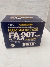 BNIB ,  Saito  15 cc flat twin