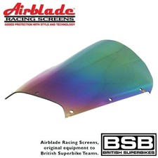 RACE SCREEN TO FIT YAMAHA TDM 900 02-14 IRIDIUM DOUBLE BUBBLE AIRBLADE SCREEN