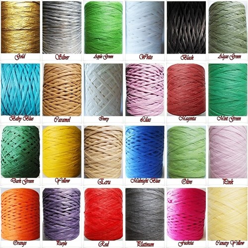 Raffia paper ribbon 100 - paper,