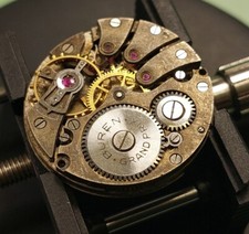 Mechanical watch movement used parts - cal. Buren grand prix 12''' cal 463